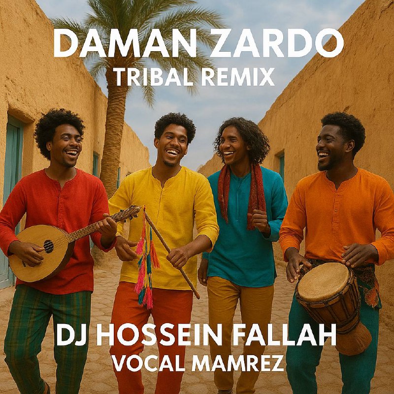 دانلود آهنگ جدید دی جی حسین فلاح به نام دامن زردو تریبال